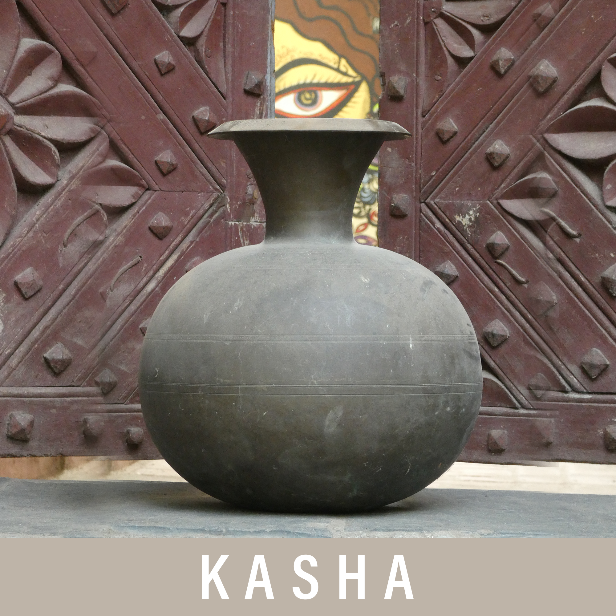Antique Brass Kolshi (Water Jar)