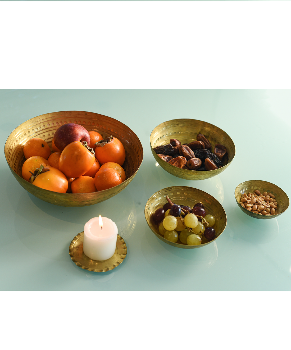 Handcrafted Brass Bowl Set