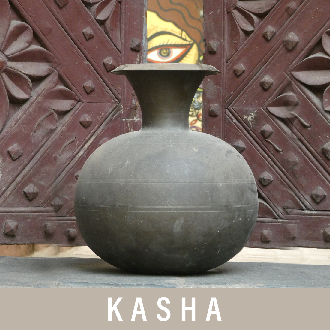 Antique  Brass Kolshi (Water Jar)